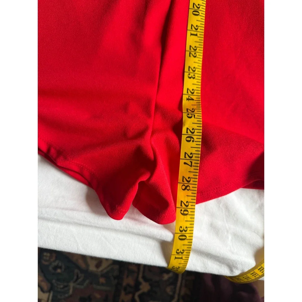 Flashing Lights Red Blazer Romper Long Sleeve Single Button Medium